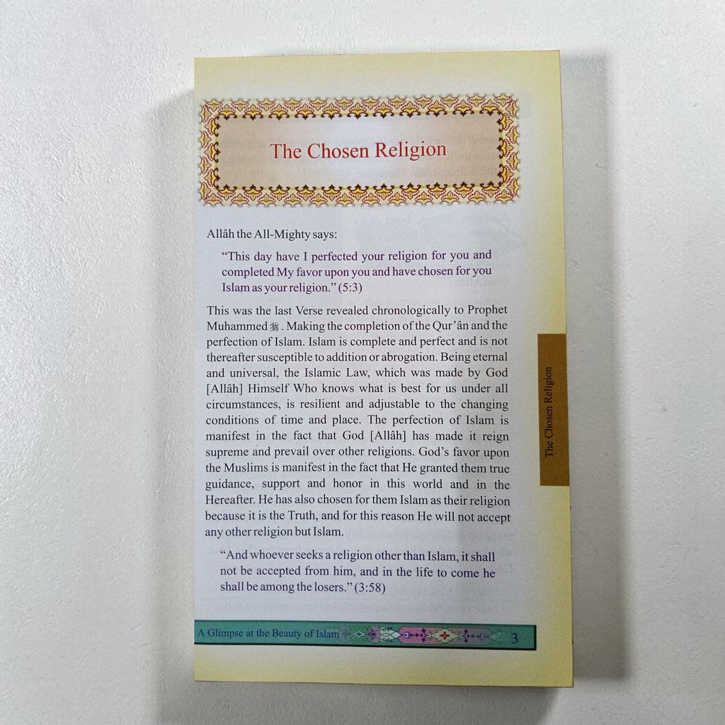 A Glimpse at the Beauty of Islam