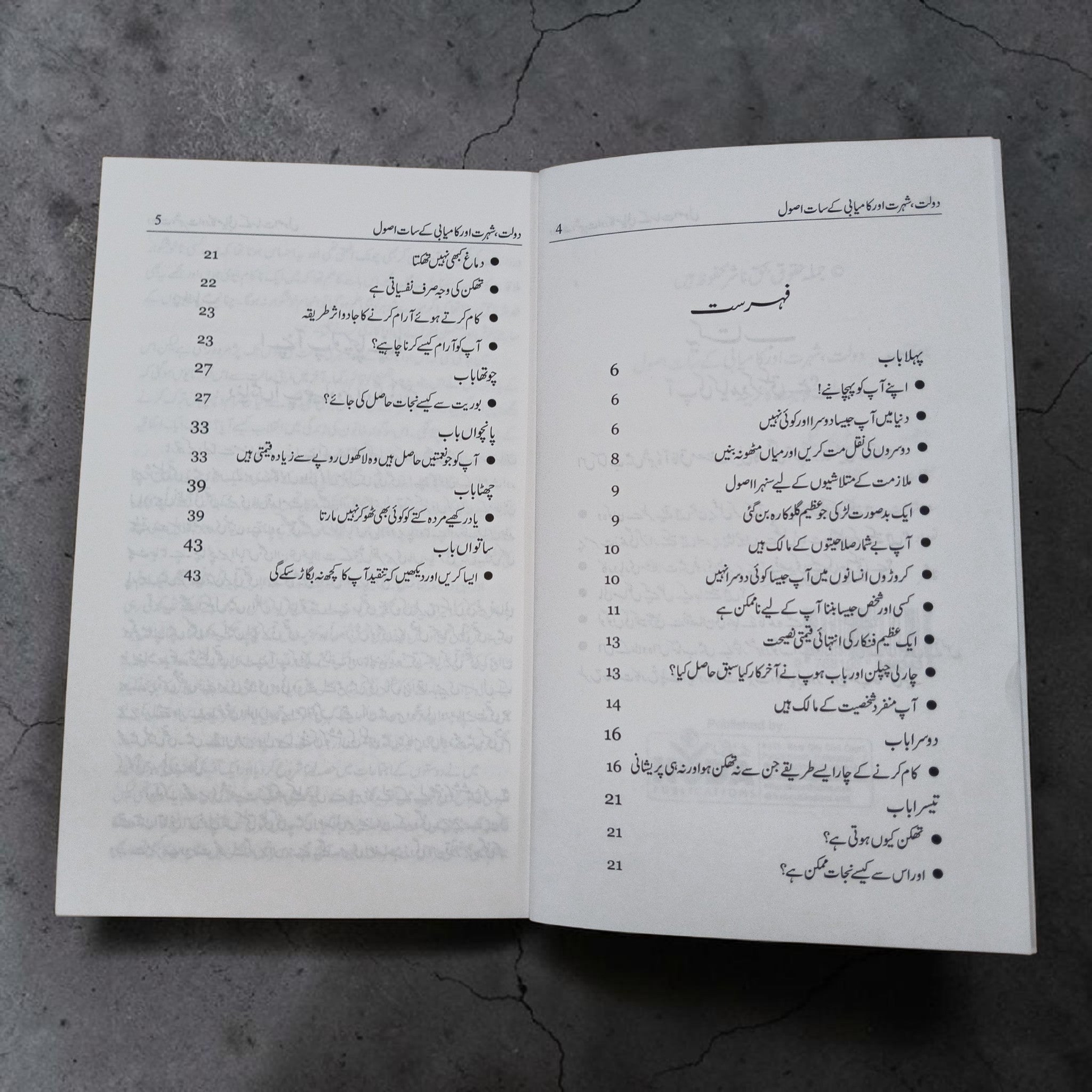 Daulat, Shohrat aur Kamyabi ke Saat Usool