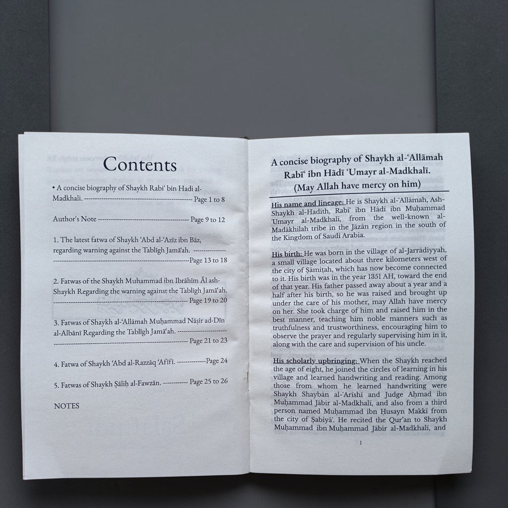Statements of the Scholars on the Jama'ah Tableeg