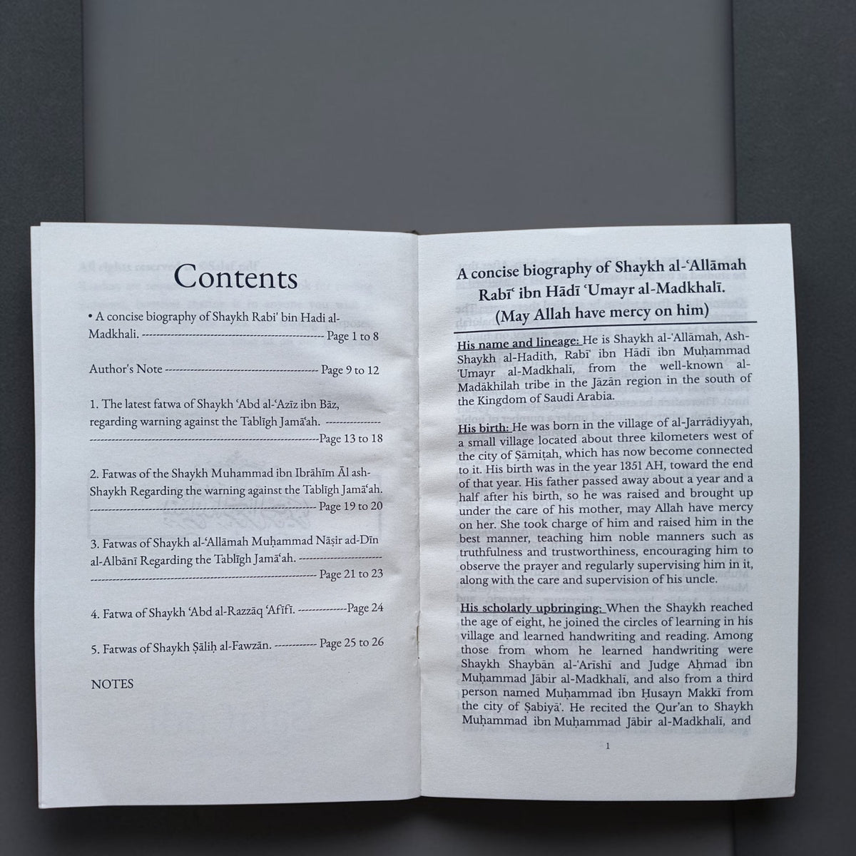 Statements of the Scholars on the Jama'ah Tableeg