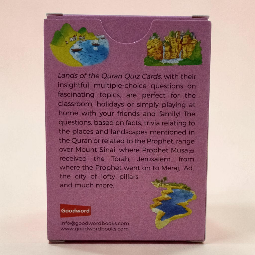 Lands of the Quran Quiz Cards