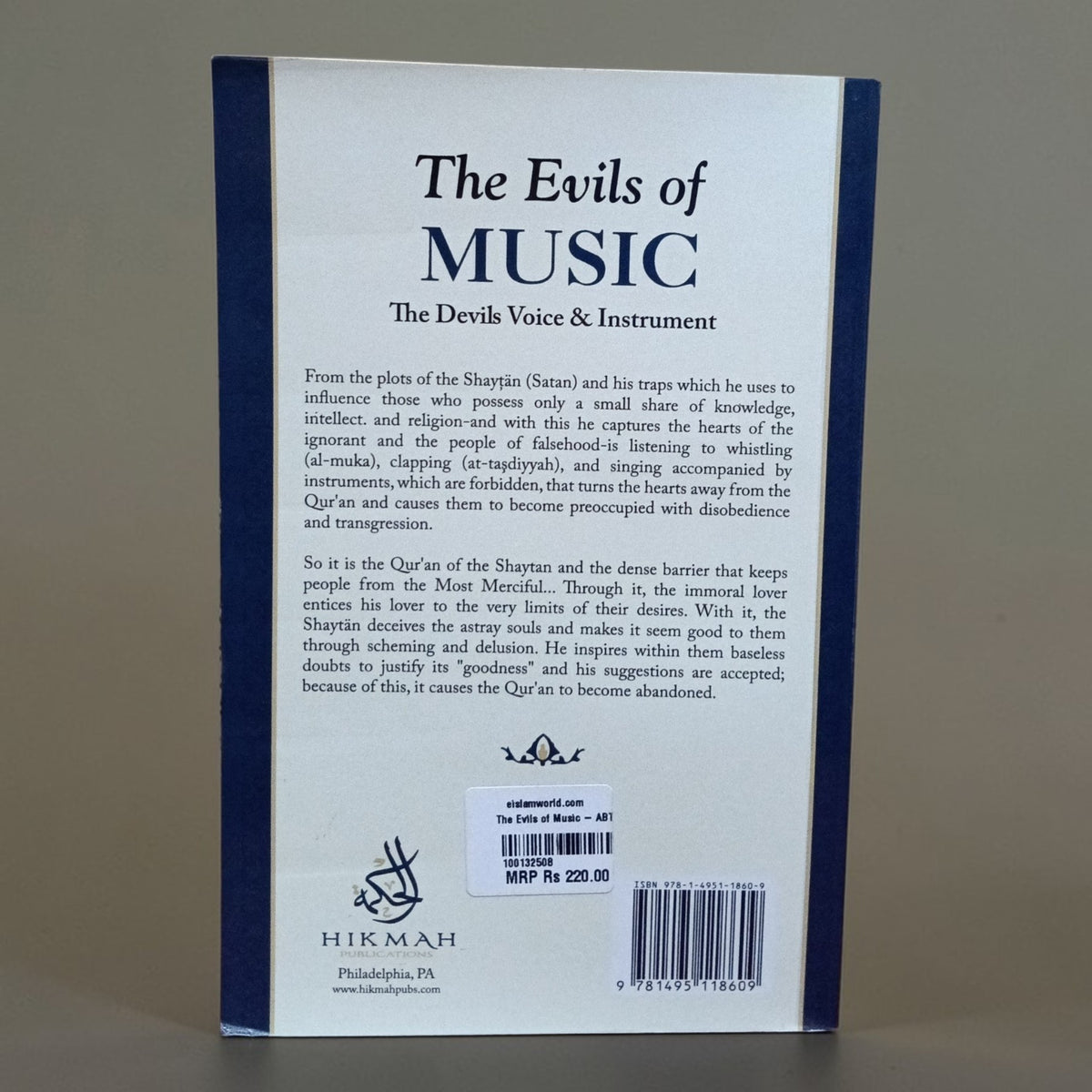 The Evils of Music