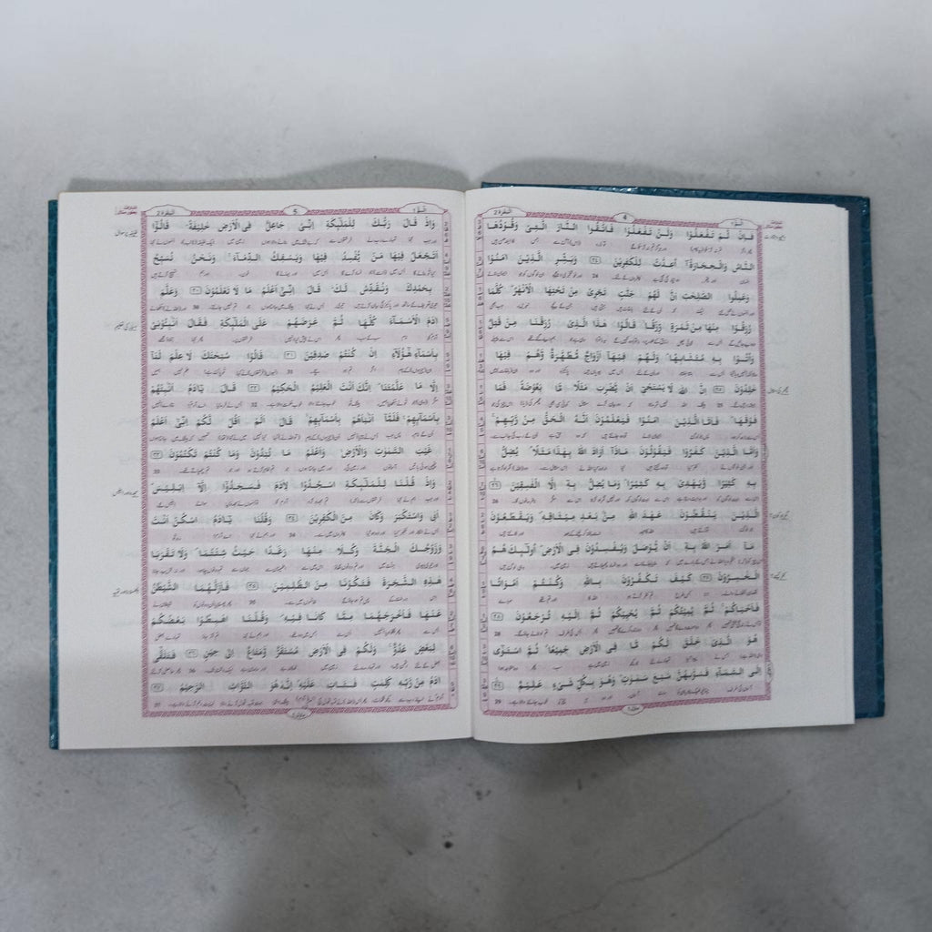 Roman Urdu Word for Word Quran Volume 1 & 2